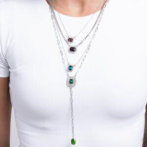 NWT PAPARAZZI DAZZLE & STRETCH NECKLACE & EARRING SET